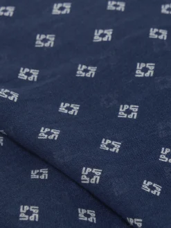 Echarpe para homem de linho e algodão com padrão