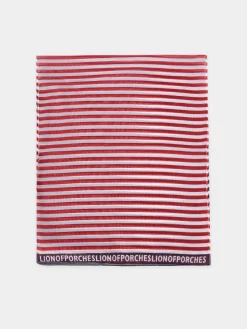 Echarpe para mulher com riscas bicolores