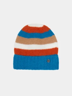 Gorro estruturado com riscas