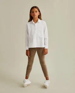 Leggings veludo canelado