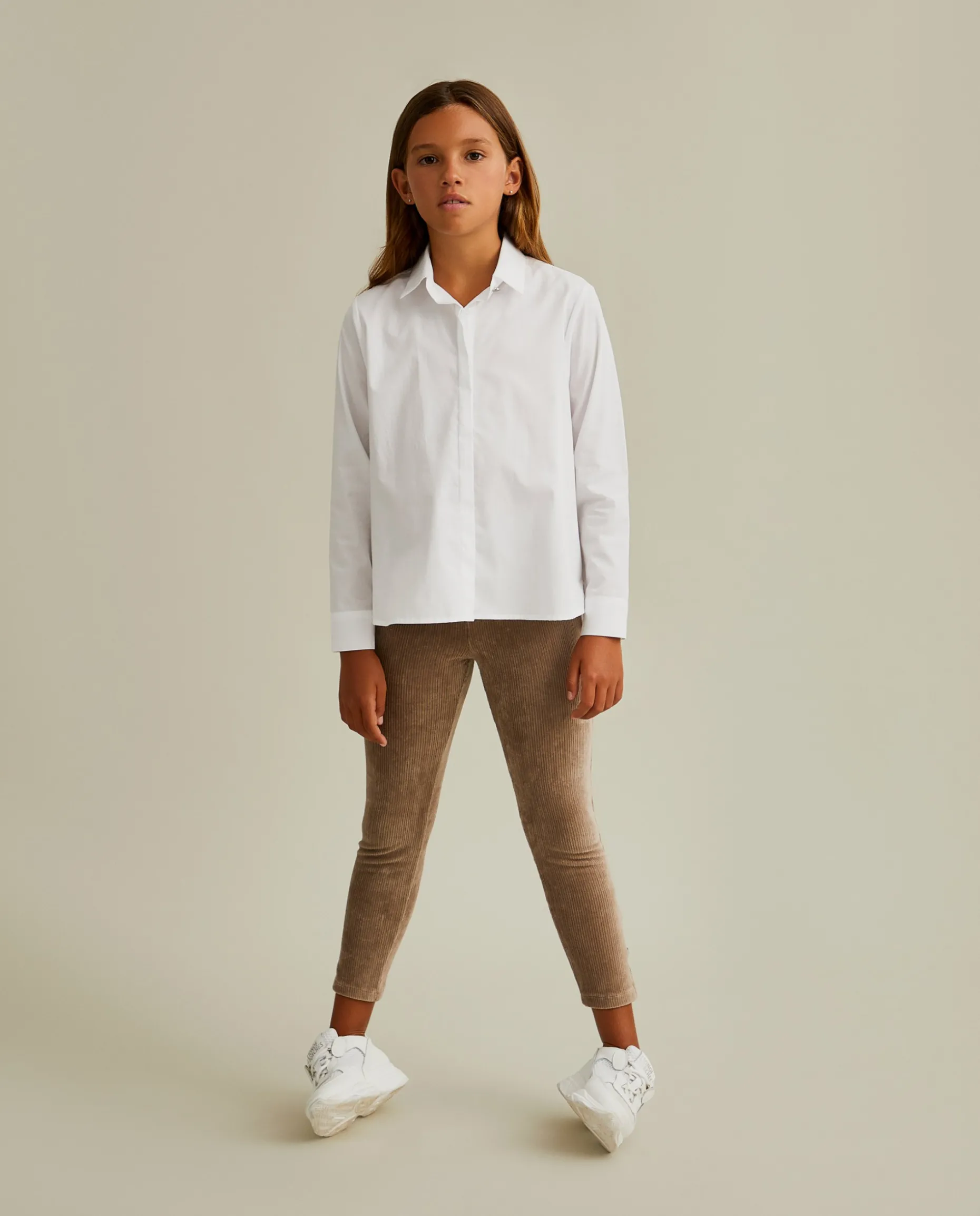 Leggings veludo canelado