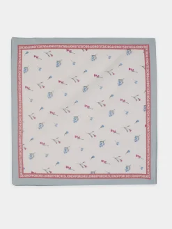 Lenço com padrão floral