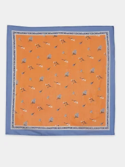 Lenço com padrão floral