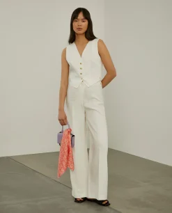 Lenço de seda com logotipo