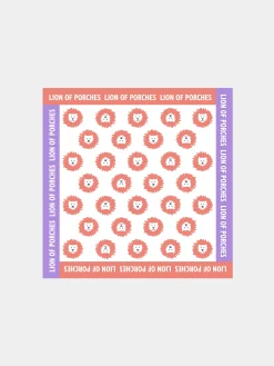 Lenço padrão de leões