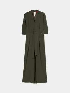 Macacão fluido manga comprida