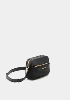 Mala a tiracolo retangular em nylon