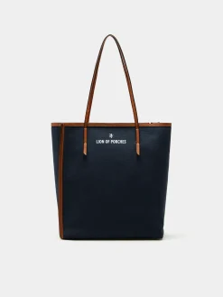 Mala shopper em canvas navy
