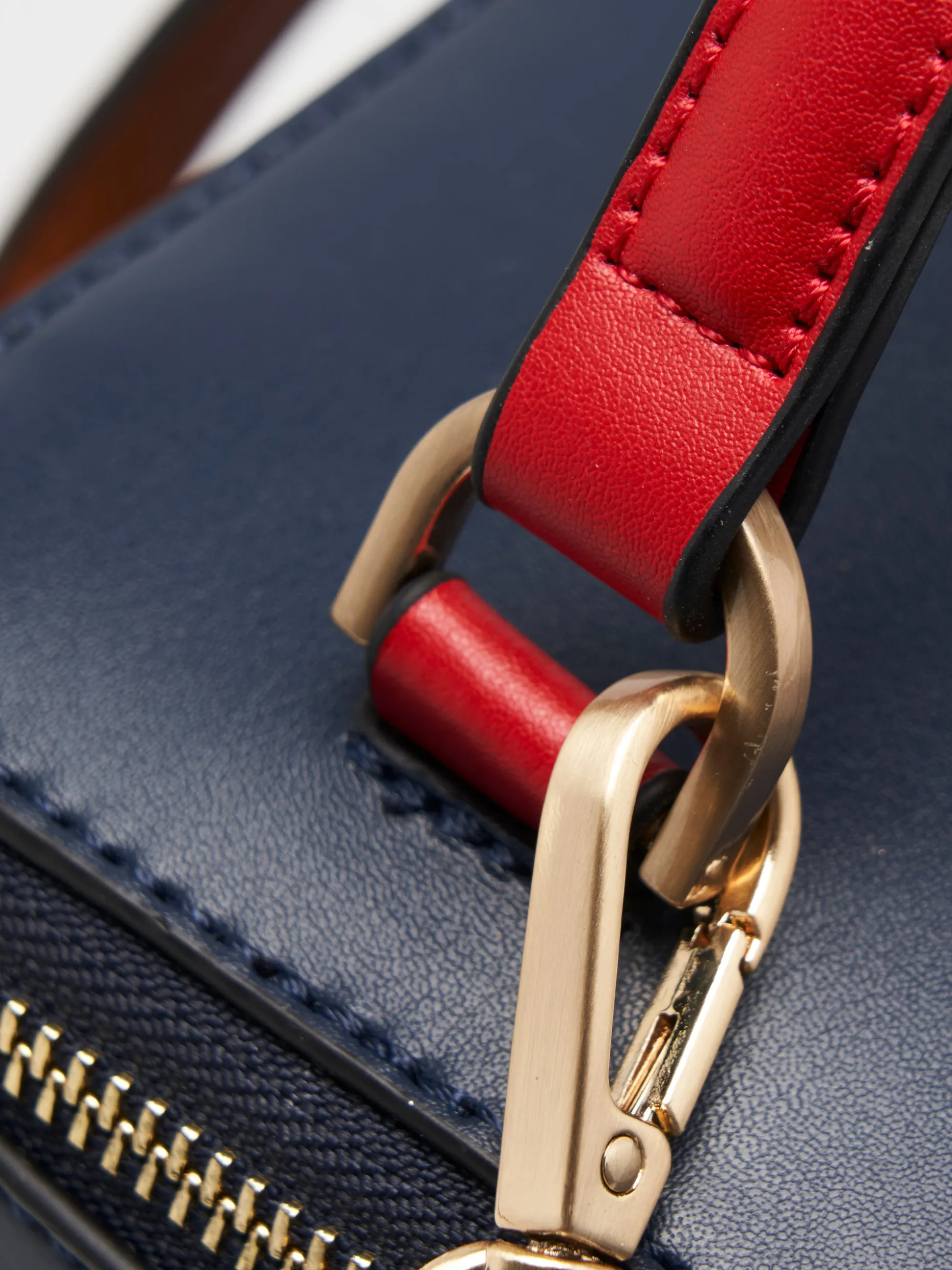 Mini mala de mão tricolor