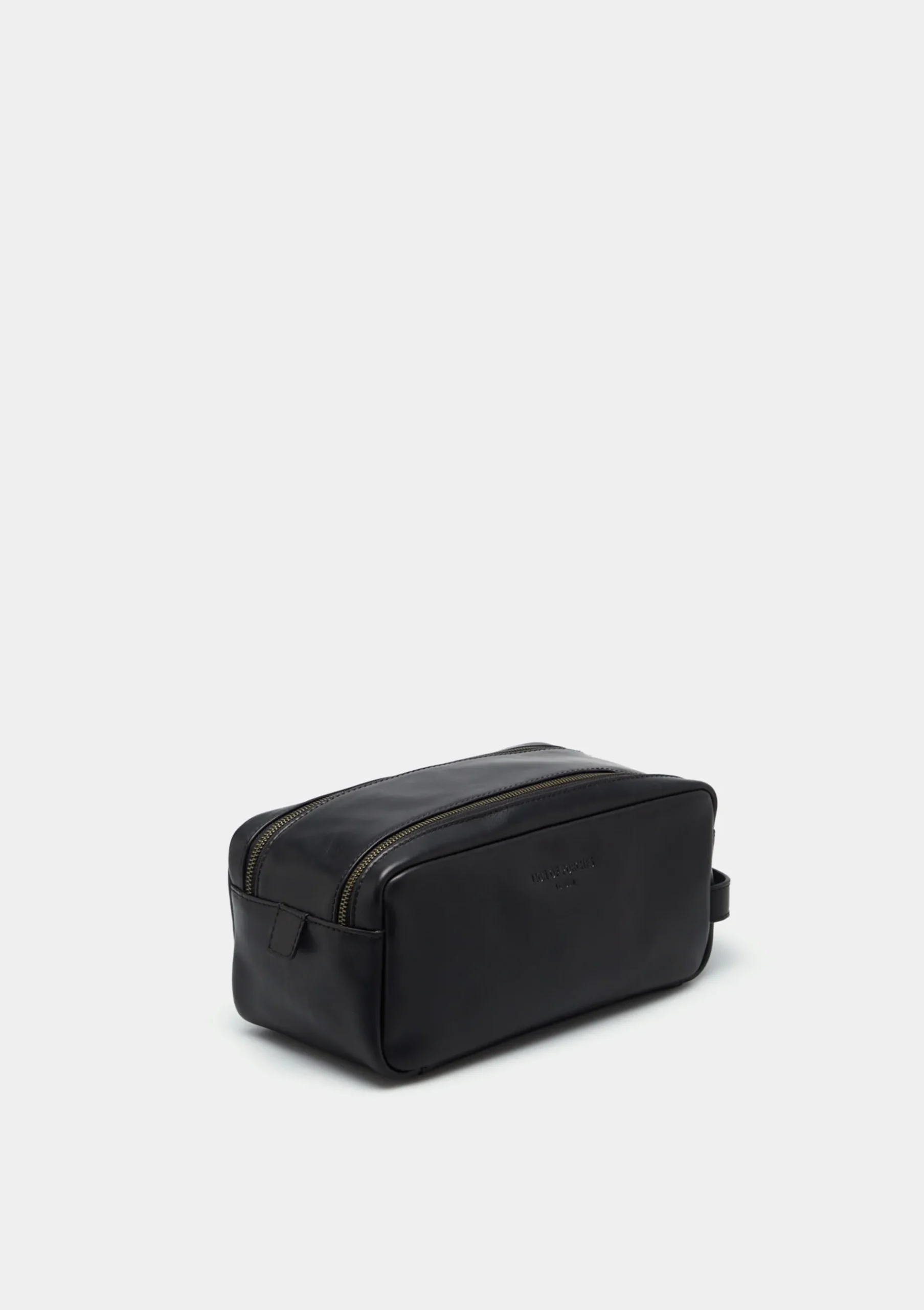 Necessaire retangular 100% pele