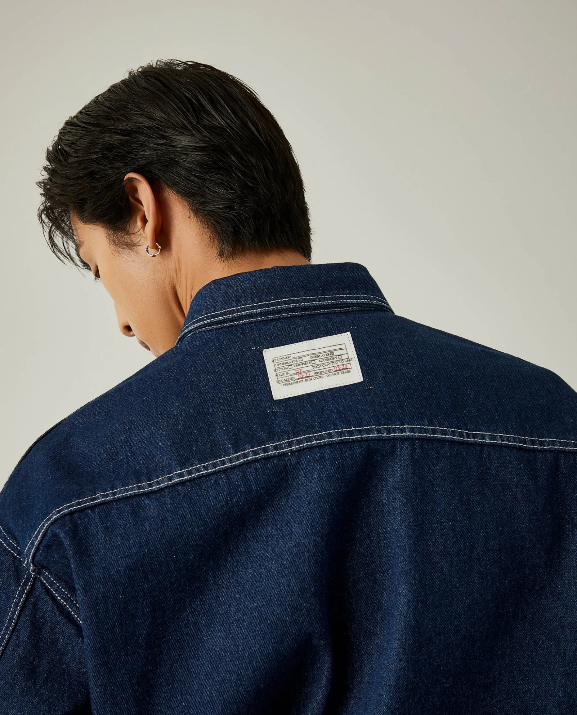 Overshirt denim Lion of Porches x Paatiff