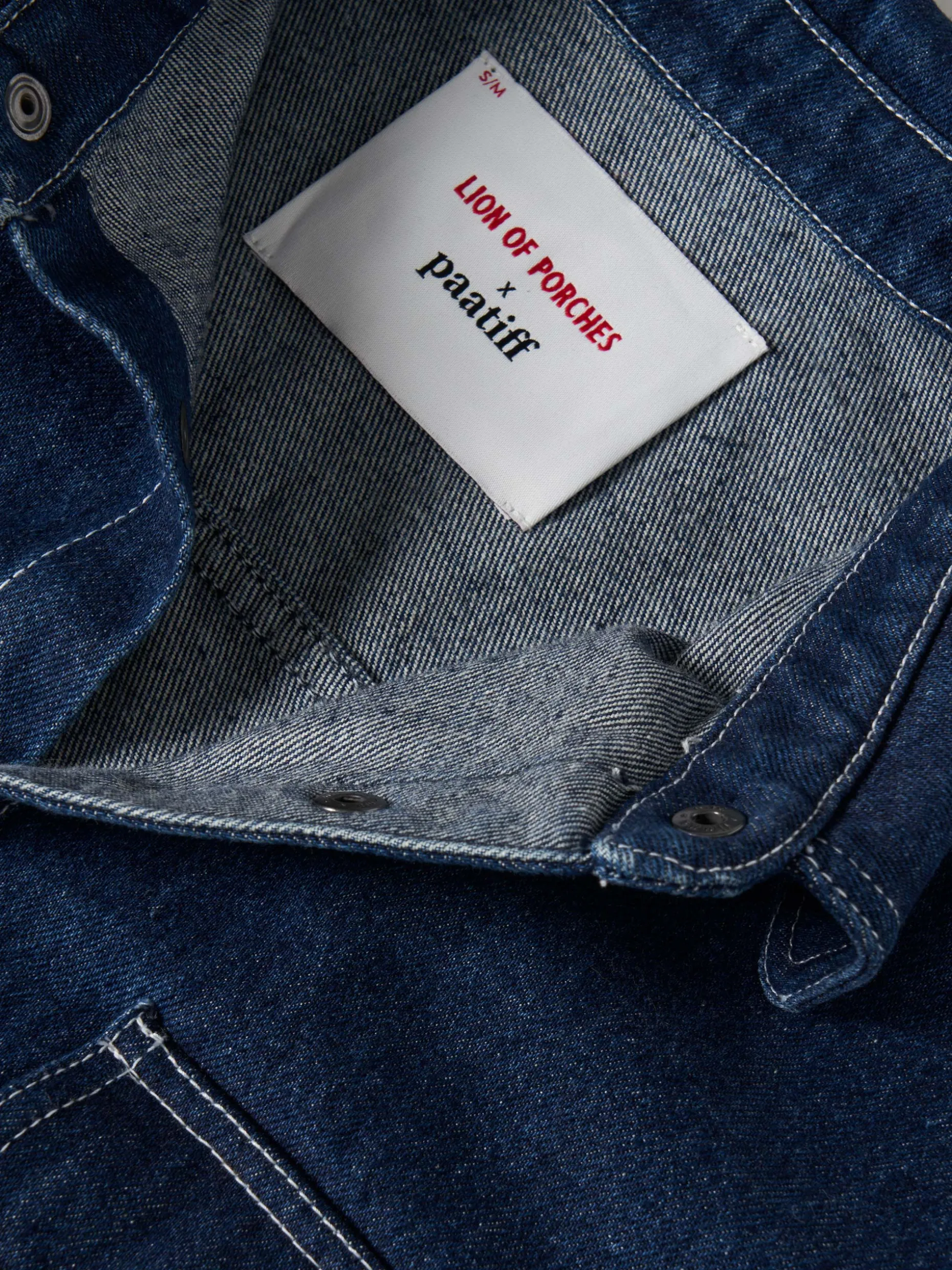 Overshirt denim Lion of Porches x Paatiff