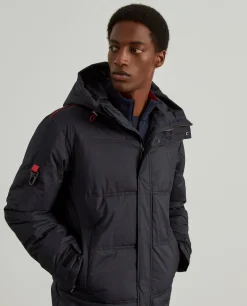 Parka acolchoada com capuz