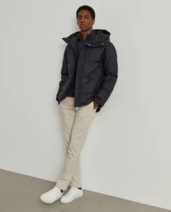 Parka acolchoada com capuz