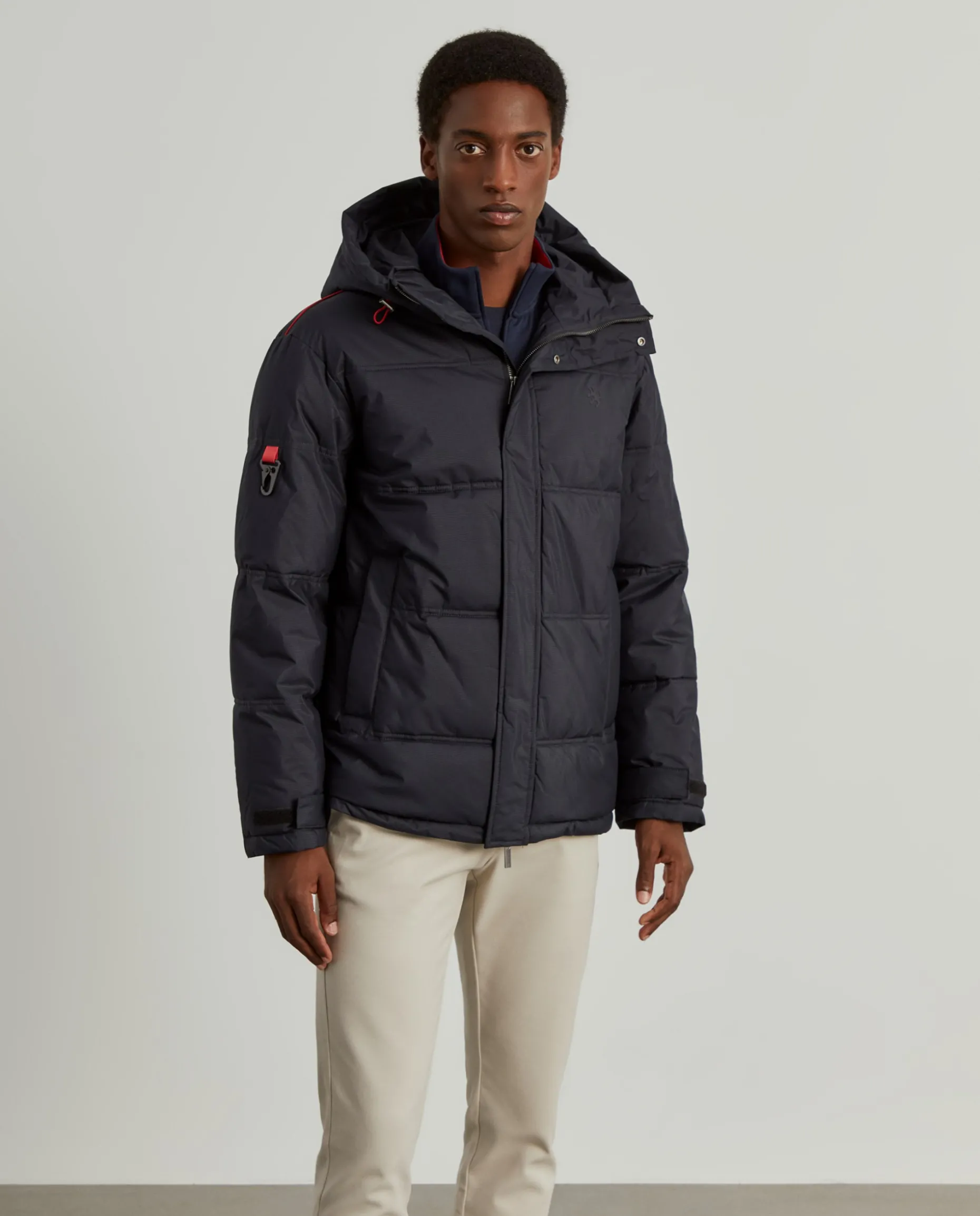 Parka acolchoada com capuz