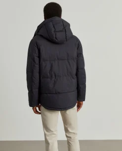 Parka acolchoada com capuz