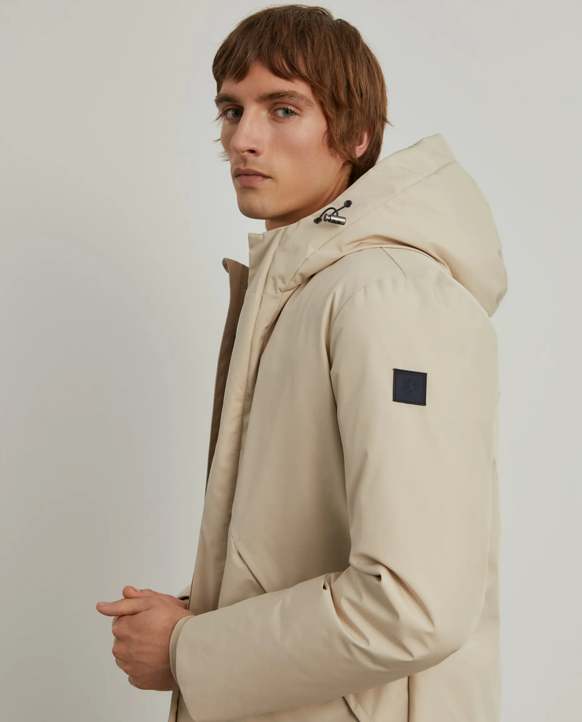 Parka acolchoada com capuz