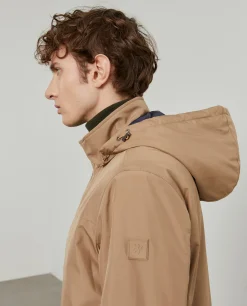 Parka acolchoada com capuz