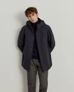 Parka acolchoada com capuz