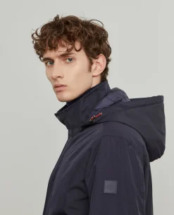 Parka acolchoada com capuz