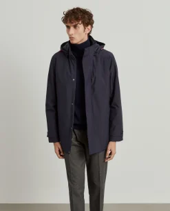 Parka acolchoada com capuz