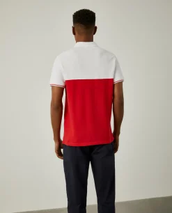 Polo bicolor slim fit