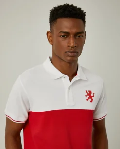 Polo bicolor slim fit