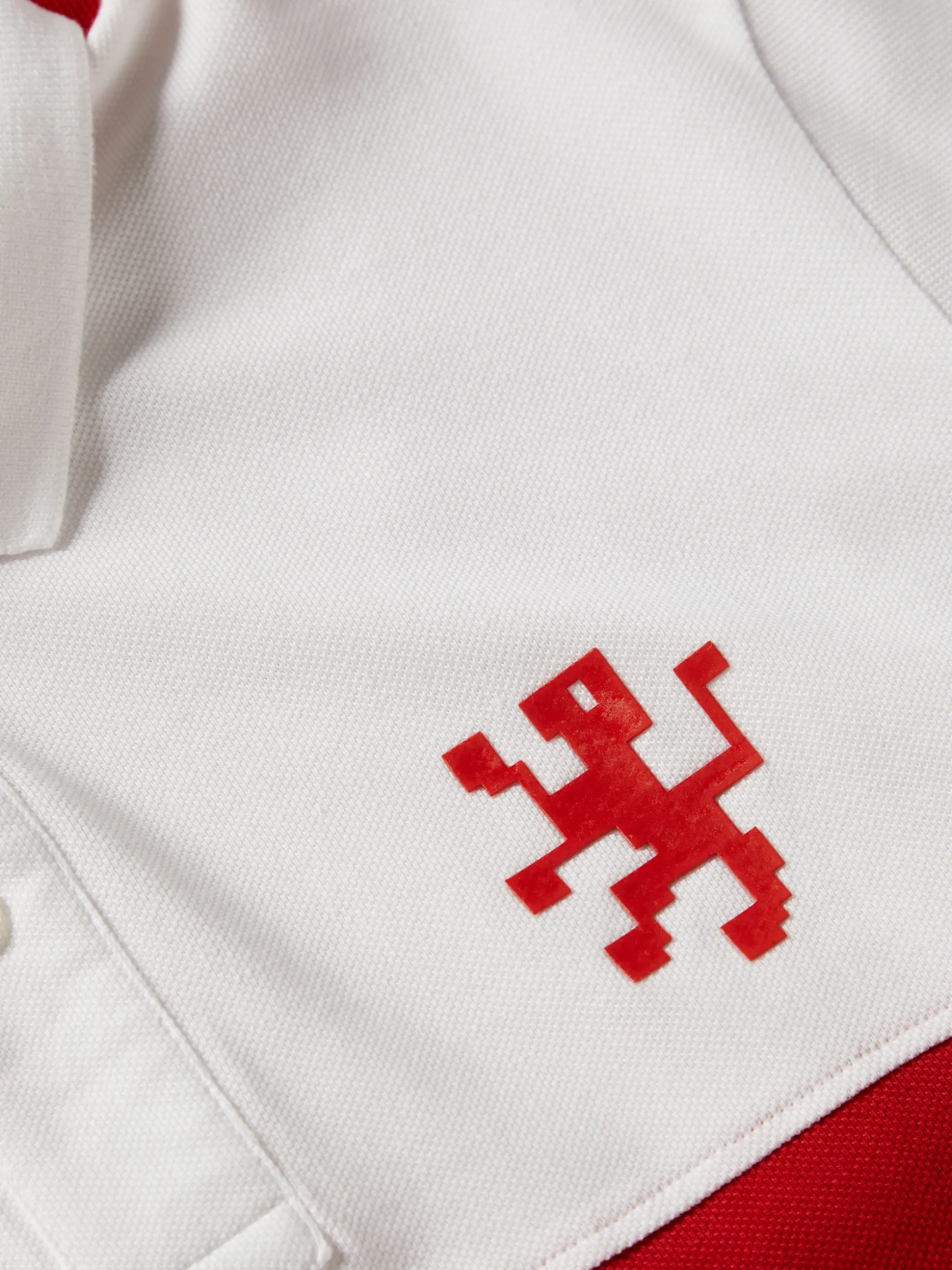 Polo bicolor slim fit