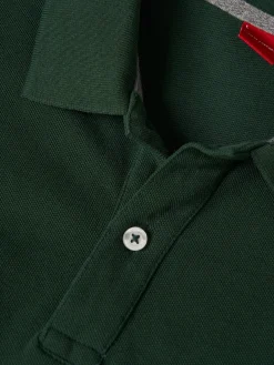 Polo manga comprida de algodão