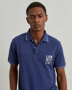 Polo piqué de algodão