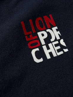 Polo piqué de algodão