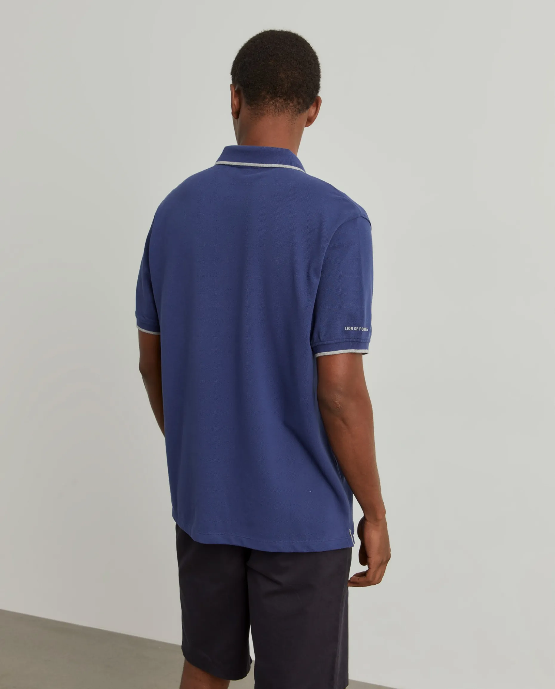 Polo piqué em algodão