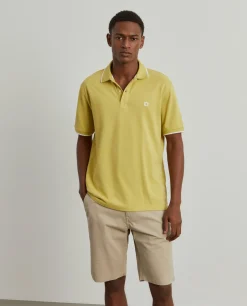 Polo piqué em algodão