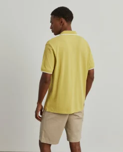 Polo piqué em algodão