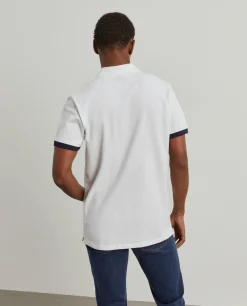 Polo piqué em algodão