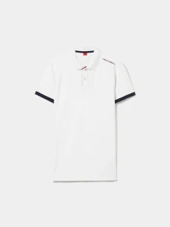 Polo piqué em algodão