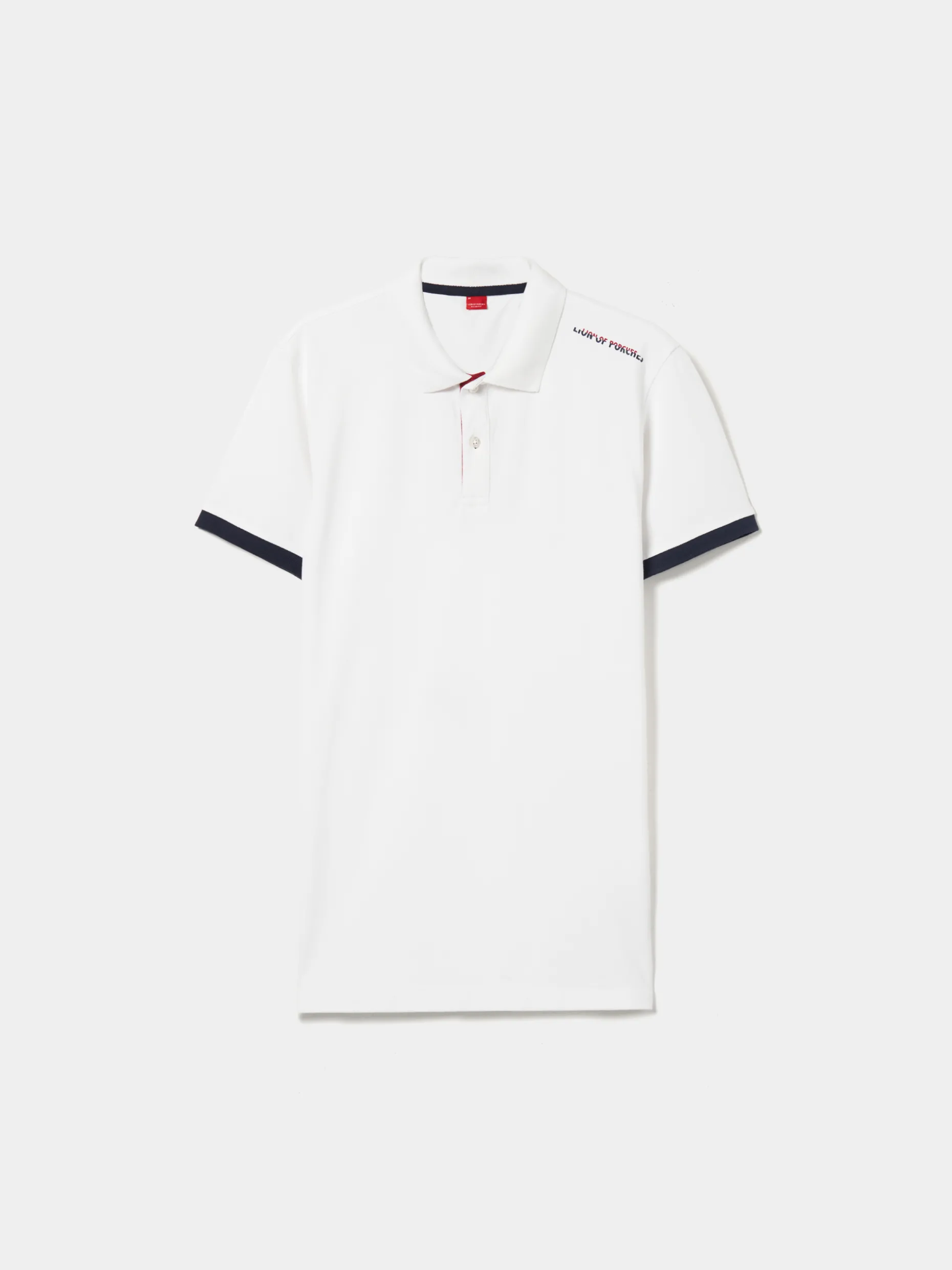 Polo piqué em algodão