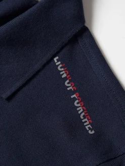 Polo piqué em algodão