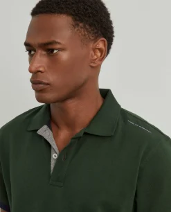 Polo piqué em algodão