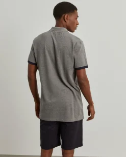 Polo piqué em algodão