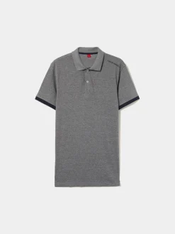 Polo piqué em algodão