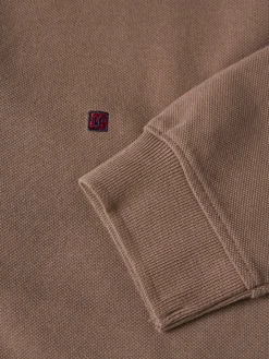 Polo piqué manga comprida