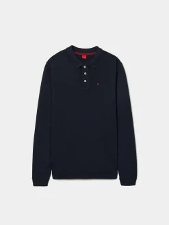 Polo piqué manga comprida