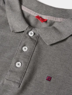 Polo piqué manga comprida