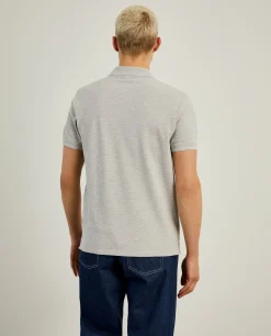 Polo piqué regular fit em algodão