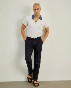 Polo piqué slim fit multicolor