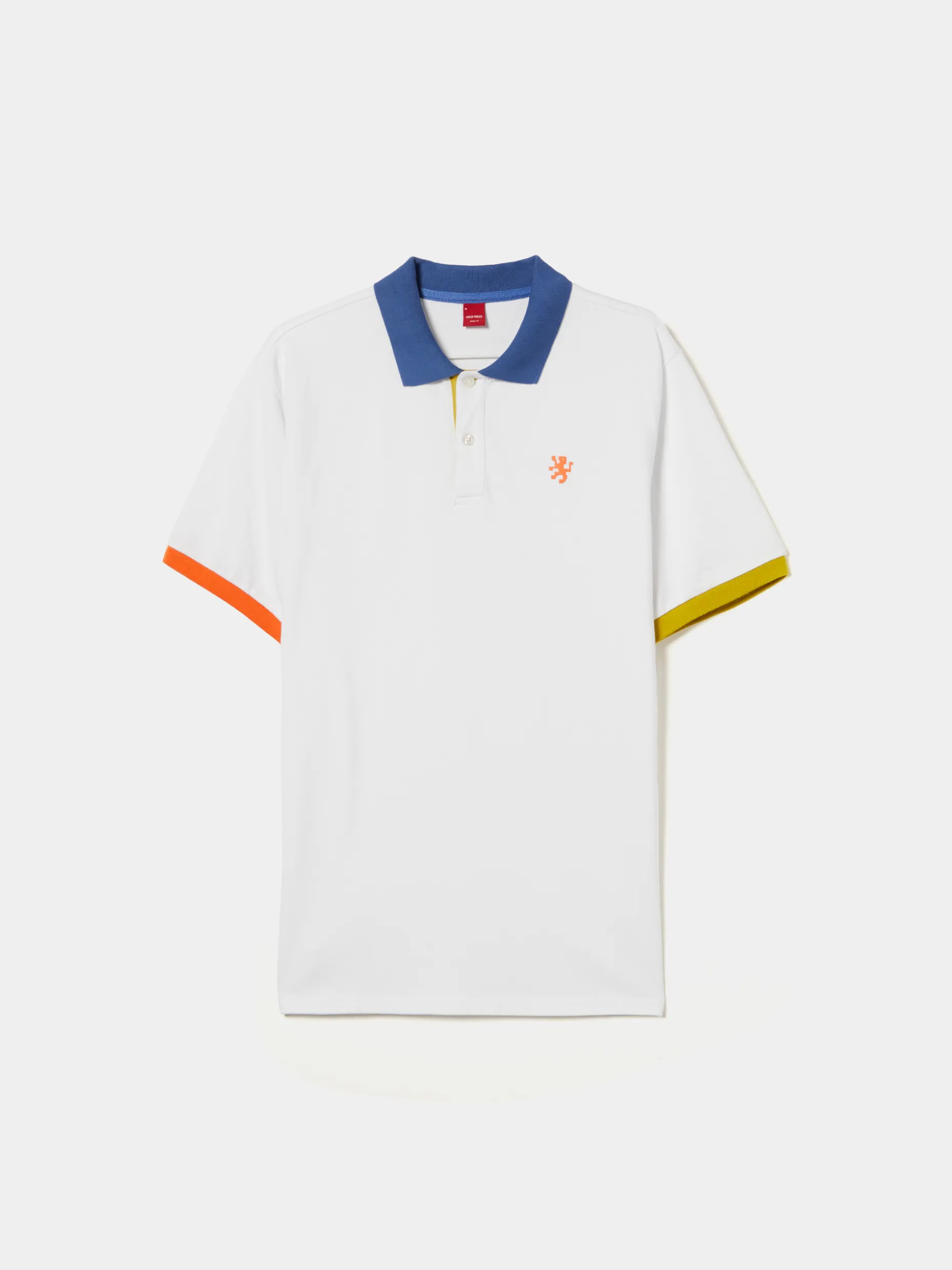 Polo piqué slim fit multicolor