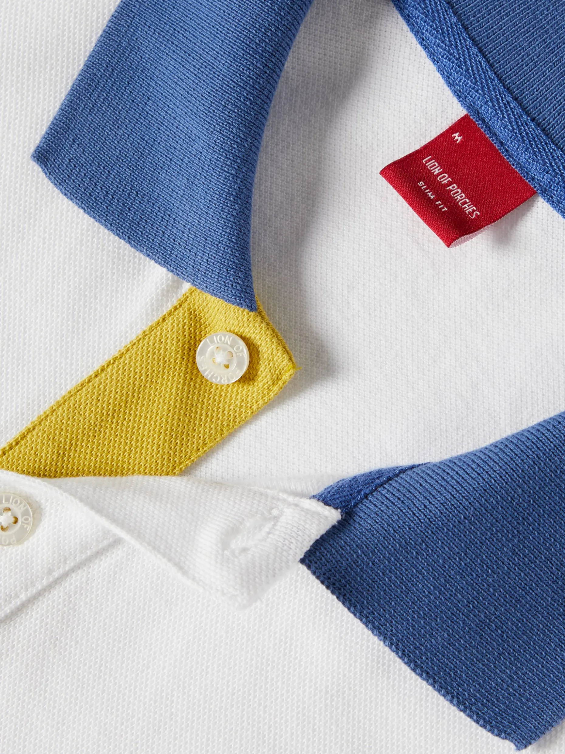 Polo piqué slim fit multicolor