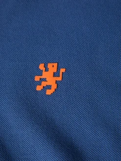 Polo piqué slim fit tricolor