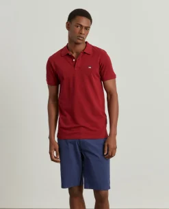 Polo slim fit 100% algodão